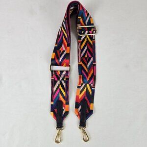 Mersi Colorful Long Adjustable Bag Strap Replacement Gold Toned Hardware